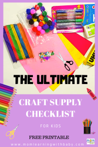 Craft Supply Checklist PIN